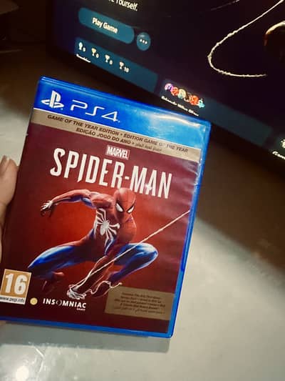 Spiderman game discs