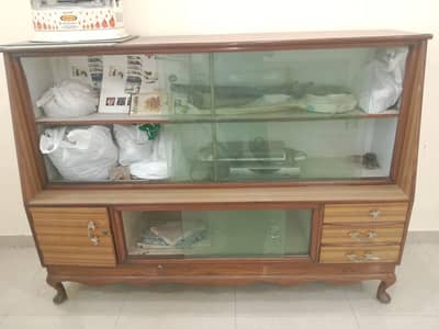 showcase almari cupboard crockery