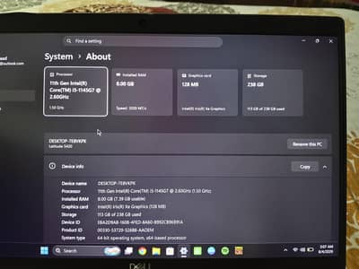 Dell latitude 5420 8/256