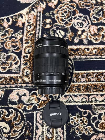 18 to 135 mm Canon lens