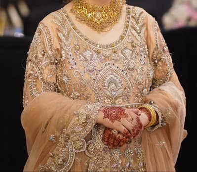 Walima dress for sale in immaculate condition