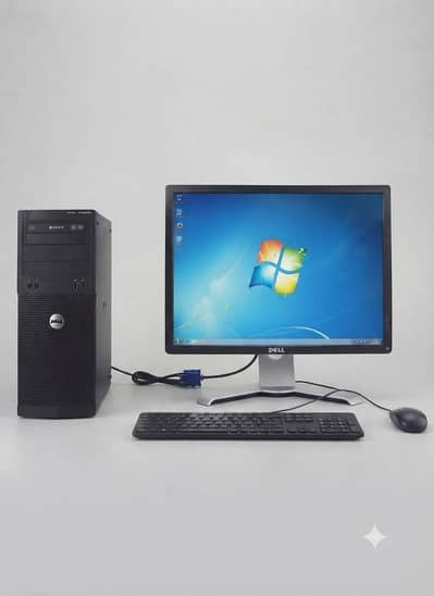 Complete Dell PC Setup For Sale | CPU + LCD + Keyboard & Mouse
