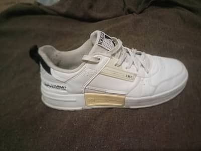 white sneakers shoes used