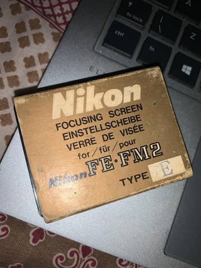 [MINT Complete Kit] Nikon Type E Grid Focusing Screen for FE, FM, FM2,