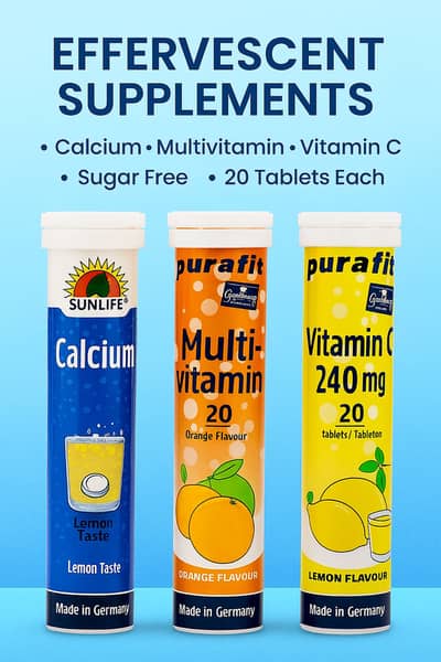 Sunlife Vitamin C, Multivitamin & Calcium Tablets