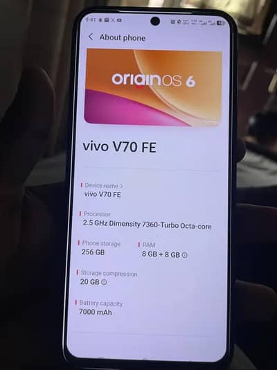 Vivo V70 FE 5G for sale
