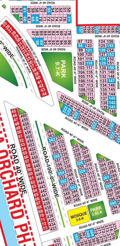 8 MARLA COMMERCIAL PLOT BAHRIA ORCHARD PHASE 4