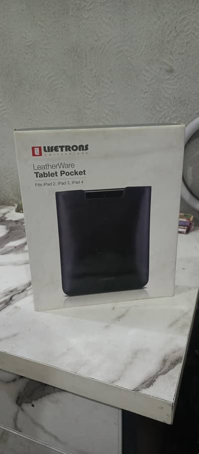 Tablet leather pocket