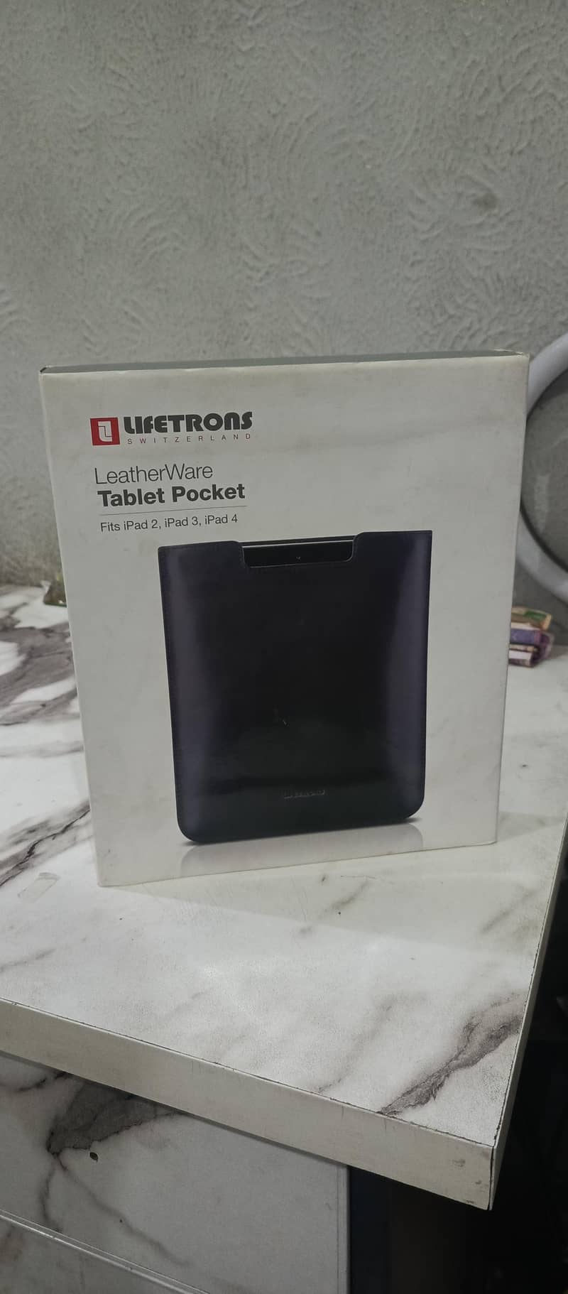 Tablet leather pocket 0