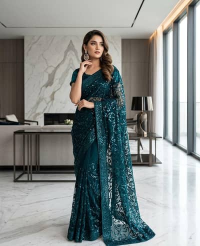 7 PCs Indian style saree