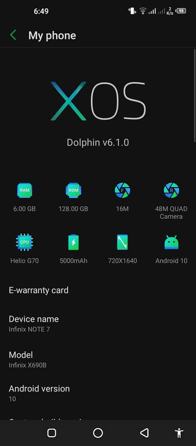 Infinix Note 7