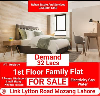 2 Marla Family  Flat For Sale At Link Lytton Road Mozang Lahore