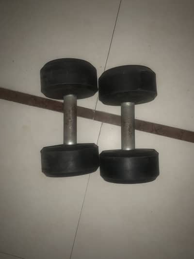 Pairs of 5kg dumbbells