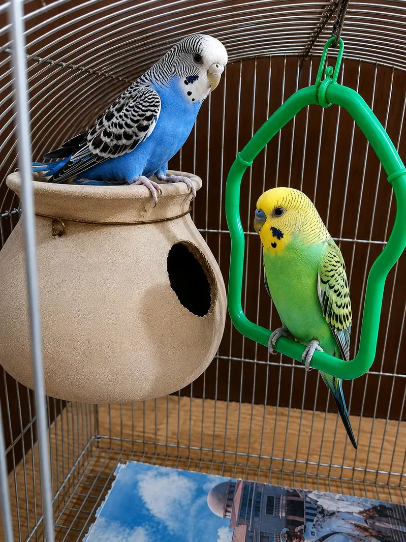 lovebirds breeder pair — photo 9