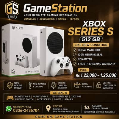XBOX SERIES S 512 GB LIKE NEW | GAME SHOP IN KARACHI