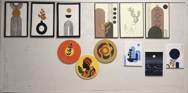 Handmade Modern Wall Paintings