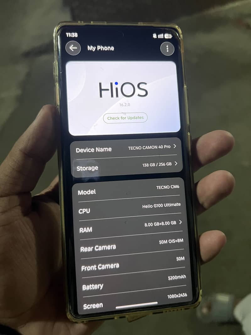 Tecno CAMON 40 Pro 1