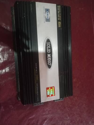 car amplifer 4 channel Made in Korea