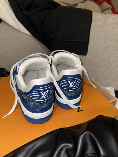 LOUIS VUITTON SNEAKERS DENIM BLUE - WHITE ORIGINAL
