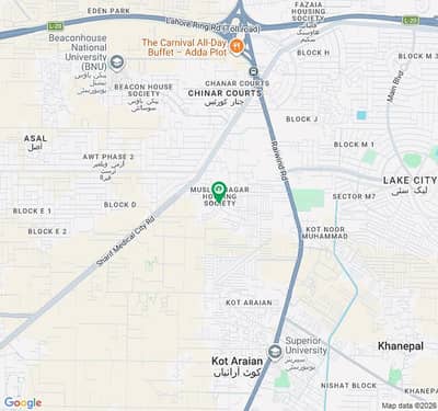 10 Kanal Private Land 200 Feet Front Located On Jati Umra Road