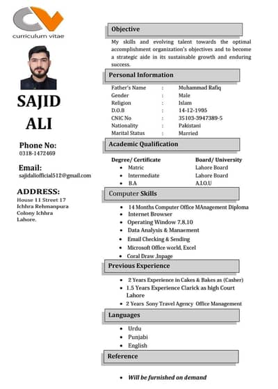 I need Job urgently please contact me on