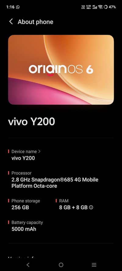 Vivo Y200