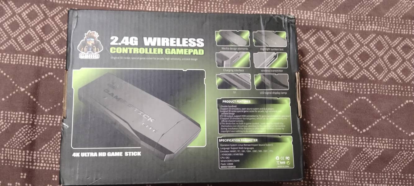 2.4G wireless controller gamepad 2