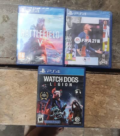 Watch Dogs Legion, Battlefield V & FIFA 21 | PS4 Discs