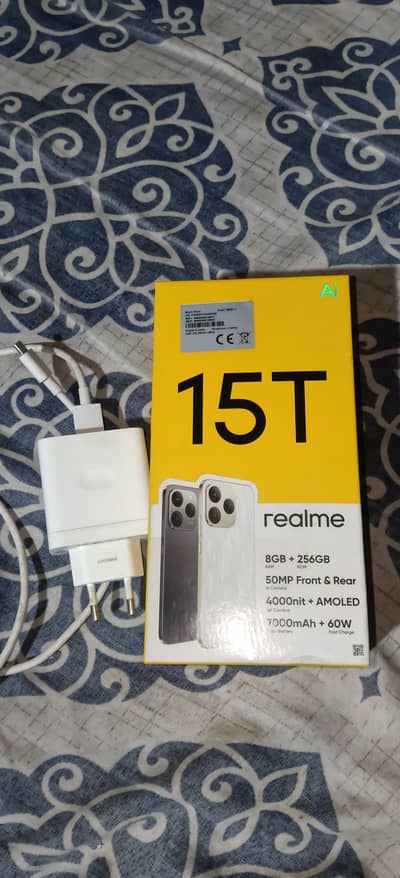 realme 15T 5G 8/256 5 month warranty bake ha