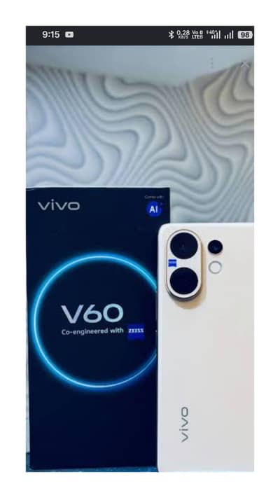 Vivo V60 5G – 12GB RAM, 256GB Storage |