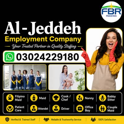 House maids, Driver ,Chineese Cook, Couple ,Patient care, Nigerion