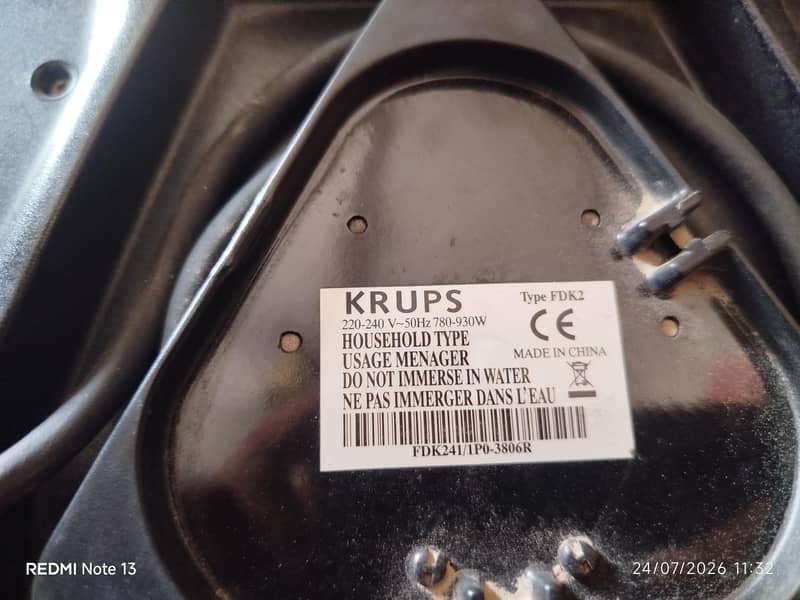 krups waffle maker 1