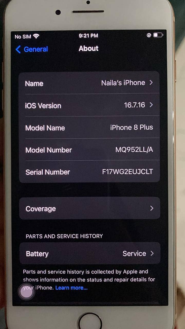 Iphone 8plus 0