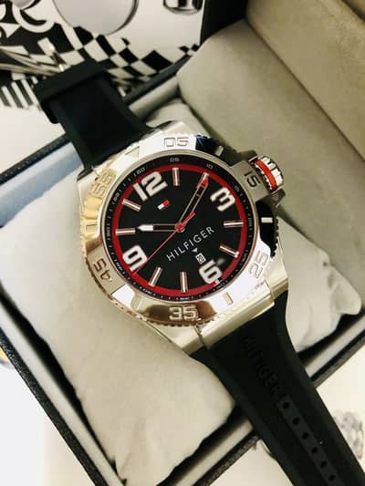 HILFIGER-SPORTS MODEL-NEW & ORIGINAL WATCH-SEIKO CITIZEN CASIO FOSSIL