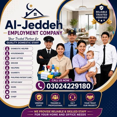 Maid /Cook/Baby Care /Patient Care /Nurse / Kitchen Helper/Driver