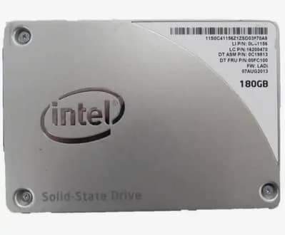 Best Laptop internal/External SSD Original Intel 180GB Sata SSD