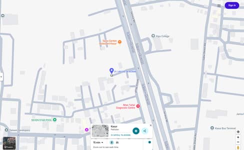 New Kasur City 7.5 Marla Double Street Approach, back and front