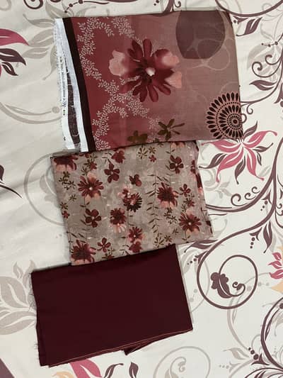 Alkaram 3pc lawn (Unstitched)