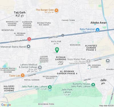 10 Marla Plot For Sale In Al Hafeez Garden