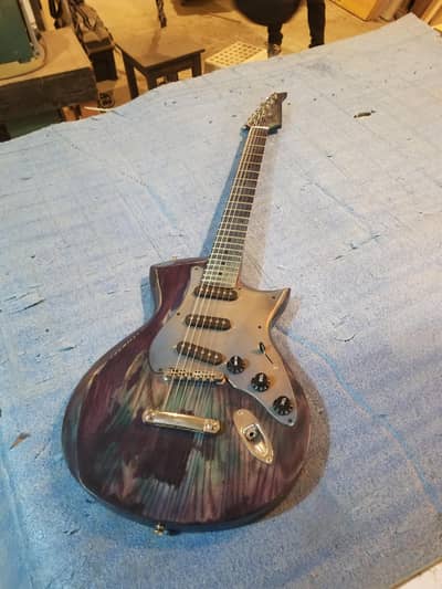 AHZ electric guitar made in Pakistan