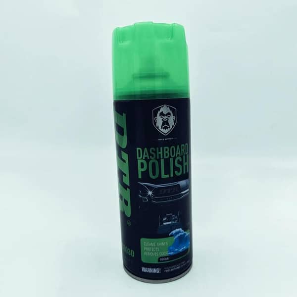 DTR Dashboard Spray 450ml – High Gloss Interior Shine | UV Protection | New Car, Cherry, Vanilla & Ocean Fragrance | Car Dashboard & Trim Polish