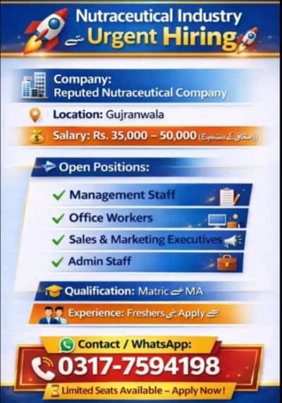 Urgent Hirning Staff