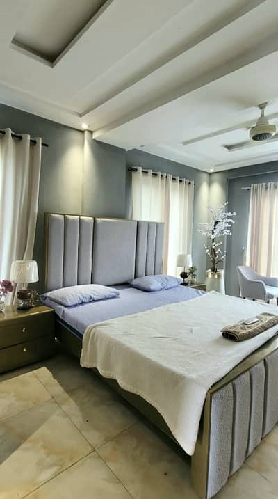 One Bed Apartment Furnished For Rent In Iqbal Block Like New Family Building
