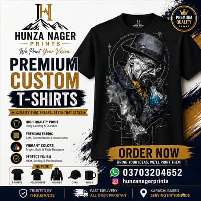 Premium Graphic T-Shirt | High Quality Cotton Tee | Stylish Printed