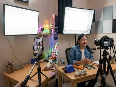 Custom 32 Inch LED Softbox Studio Light Panel For YouTube TikTok