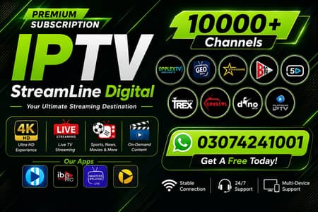Unlimited IPTV Entertainment | 16,000+ Channels | Smart TV / Android