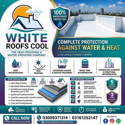 Complete Waterproofing Solutions for Homes, Buildings & Industries