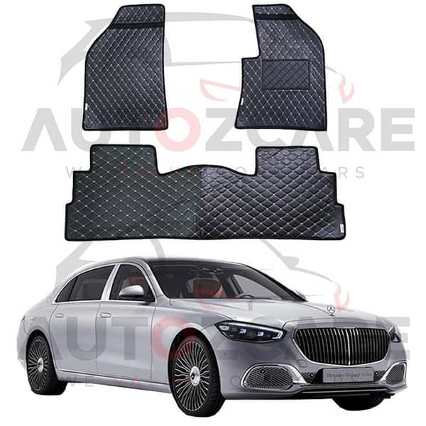 Mercedes MayBach S 680 7D Floor Mat (Flat Style) 4PCS - Model 2021-2026