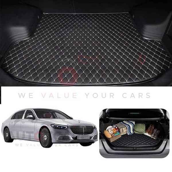 Mercedes MayBach S 680 7D Custom Car Trunk Mat - Model 2021-2026