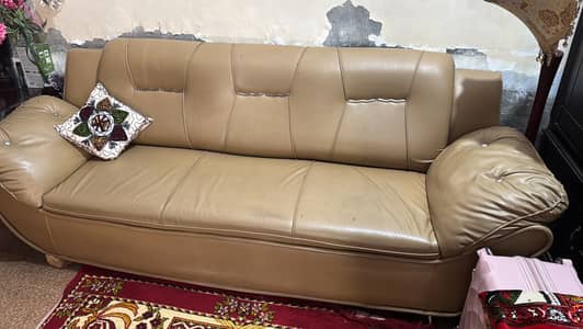 Leather Sofa Set